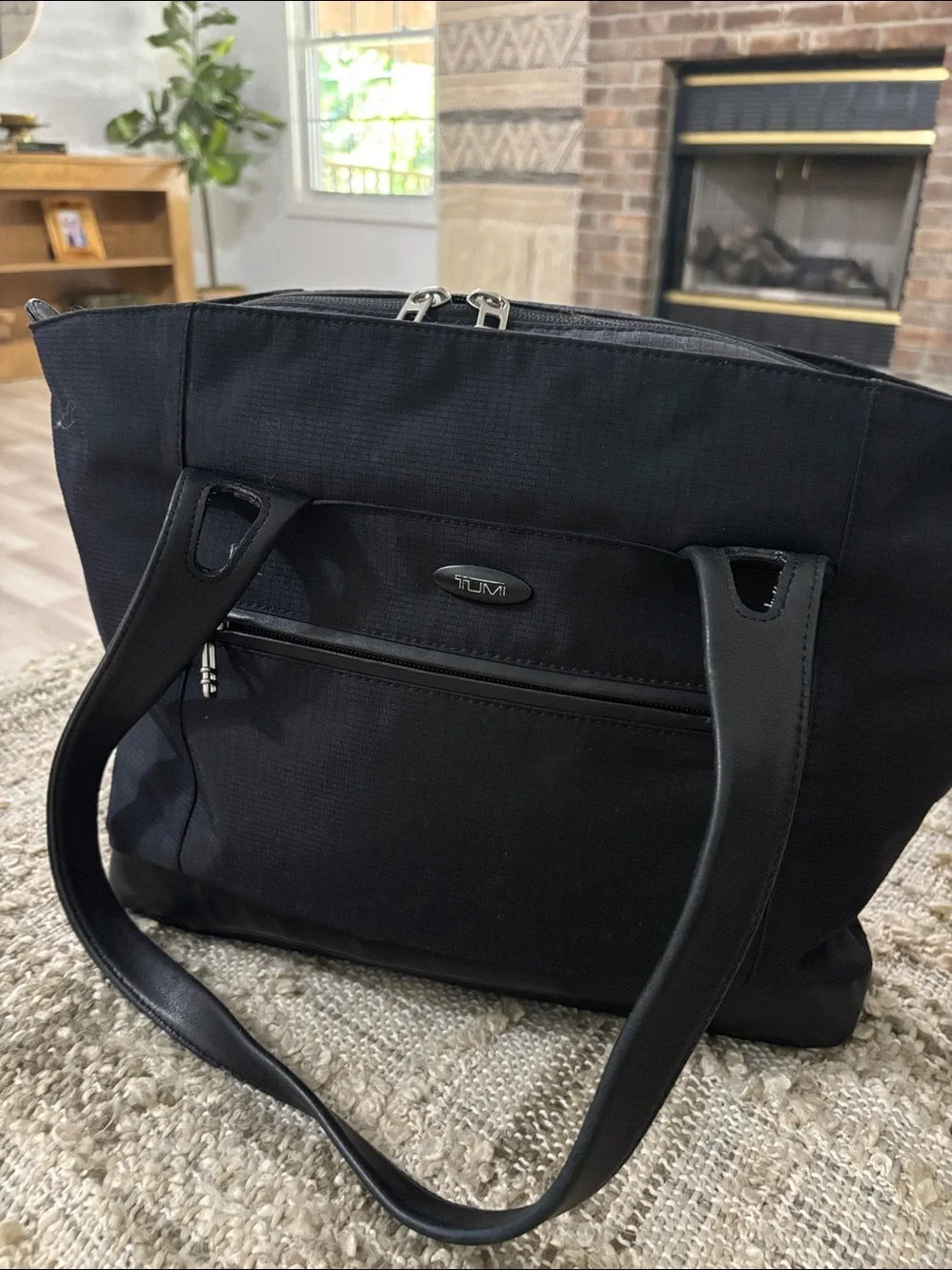 Tumi black nylon